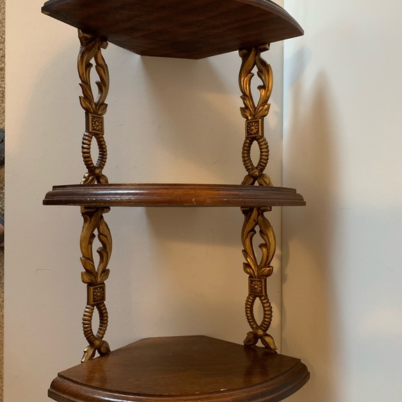 ❤️SOLD❤️Mid -Century Modern 3 Shelf Corner - Picture 4 of 7